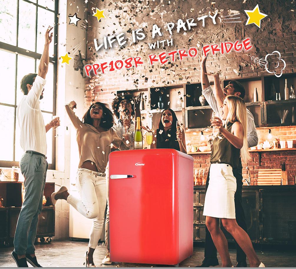 //NEW PRODUCT LAUNCH// Party at $299 with PowerPac 106L Retro Fridge. UP:$499. - PowerPacSG