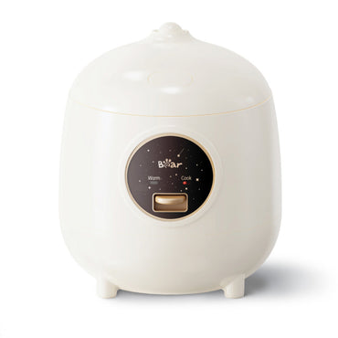 BEAR 1.2L Rice Cooker, Mini Rice Cooker with non-stick Inner Pot, Compact & Portable (DFB-B12W1)