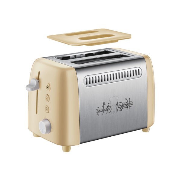  2 Slice Electric Bread Toaster, Machine 6 Gears Sandwich Maker  Toast Baking Grill Oven with Dust Cover for Kitchen  Breakfast,680W,220V,Pink: Home & Kitchen