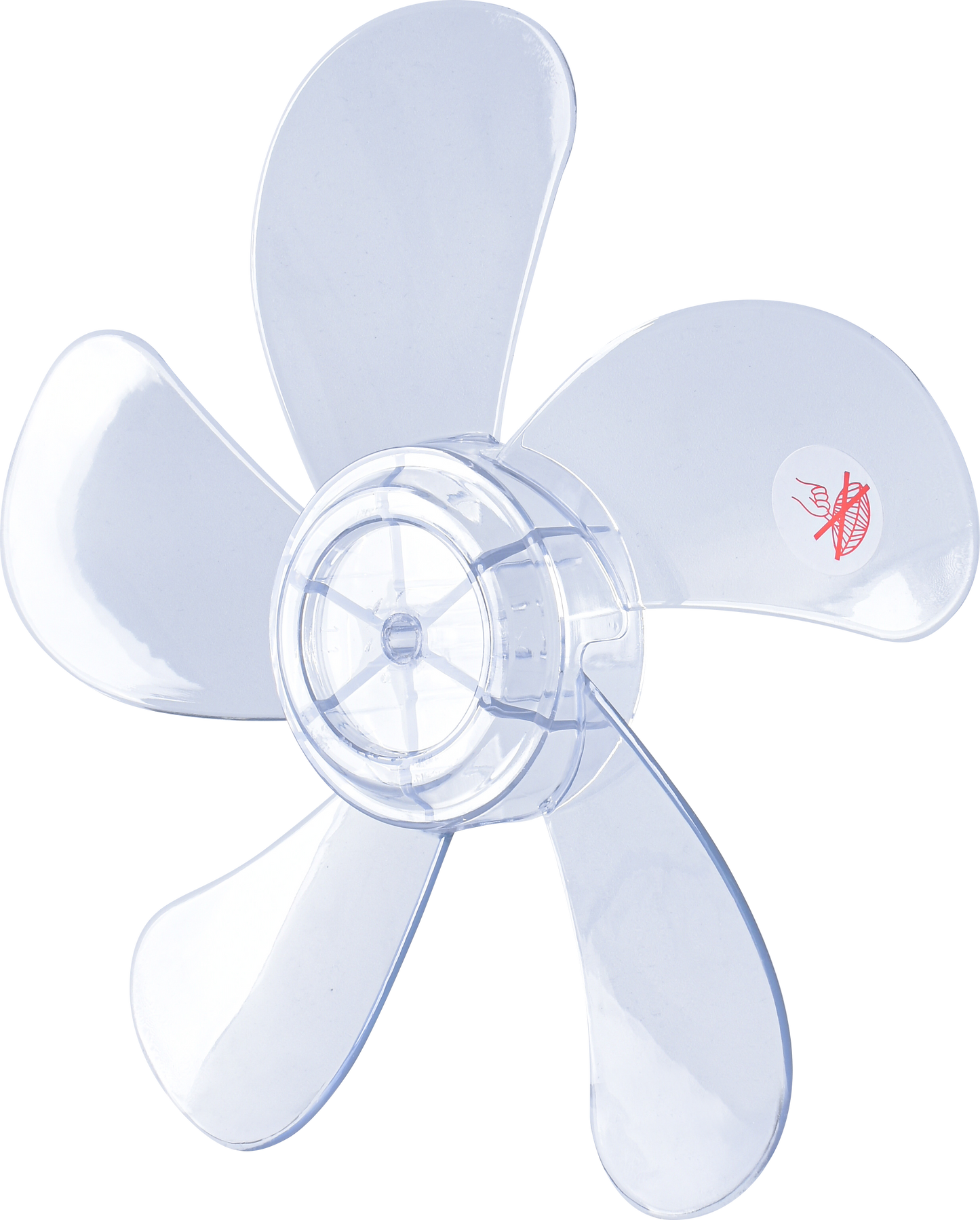 Fan Blade Replacement – 12” Fan Blade, 5 Blades, for Desk / Stand / Wall Fan, ABS material, colourless & transparent, FBC125B
