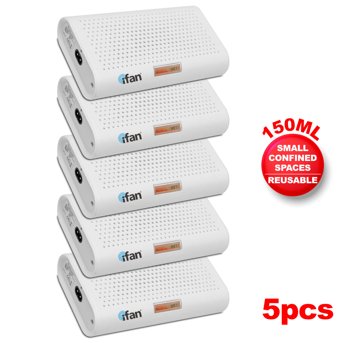 iFan Thirsty Hippo Dehumidifier, Dehumidifier, Rechargeable Moisture Absorber | Reusable (IF3251)