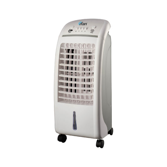 iFan Evaporative Air Cooler – Strong Vortex Airflow, Oscillation, Dust Filter, Efficient, Quiet, 6L Water Tank, 3-Speed, white, IF7310