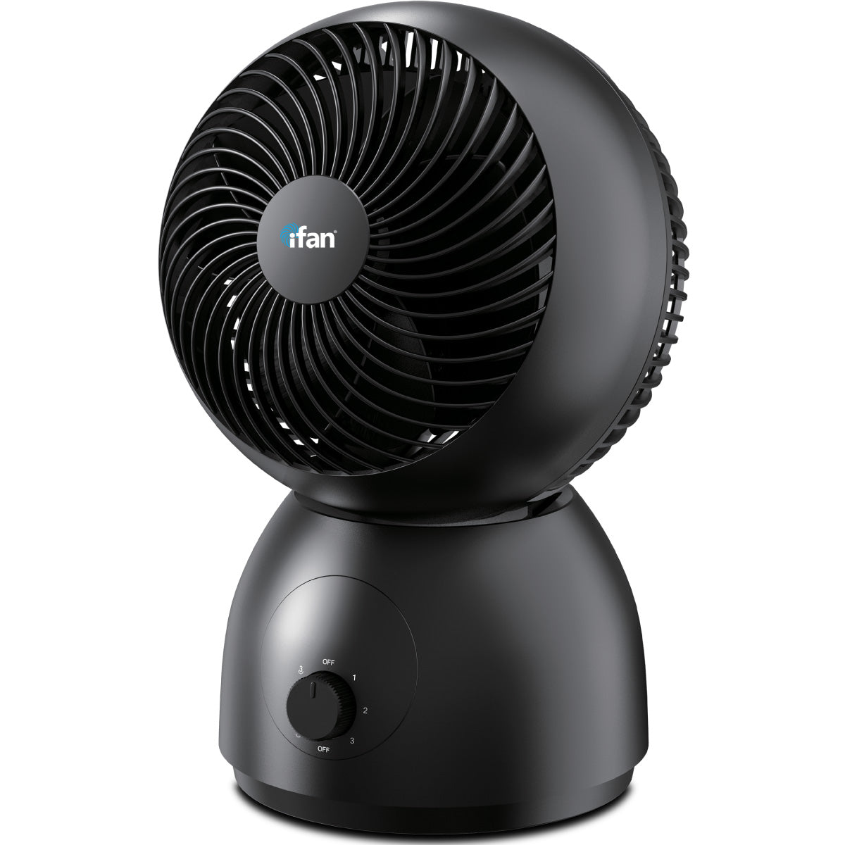 iFan 8" Air Circulator Fan with Oscillation – 3 Speed, Silent, Powerful, Portable, IF7403