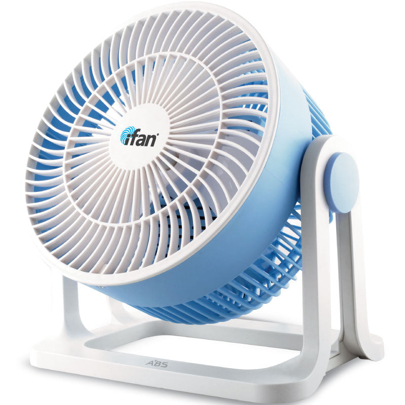 iFAN 8" Air Circulator Fan – 3 Speed, Turbo Airflow, 90° Adjustable Tilt, Overheat Protection, Compact & Lightweight Design, IF7408