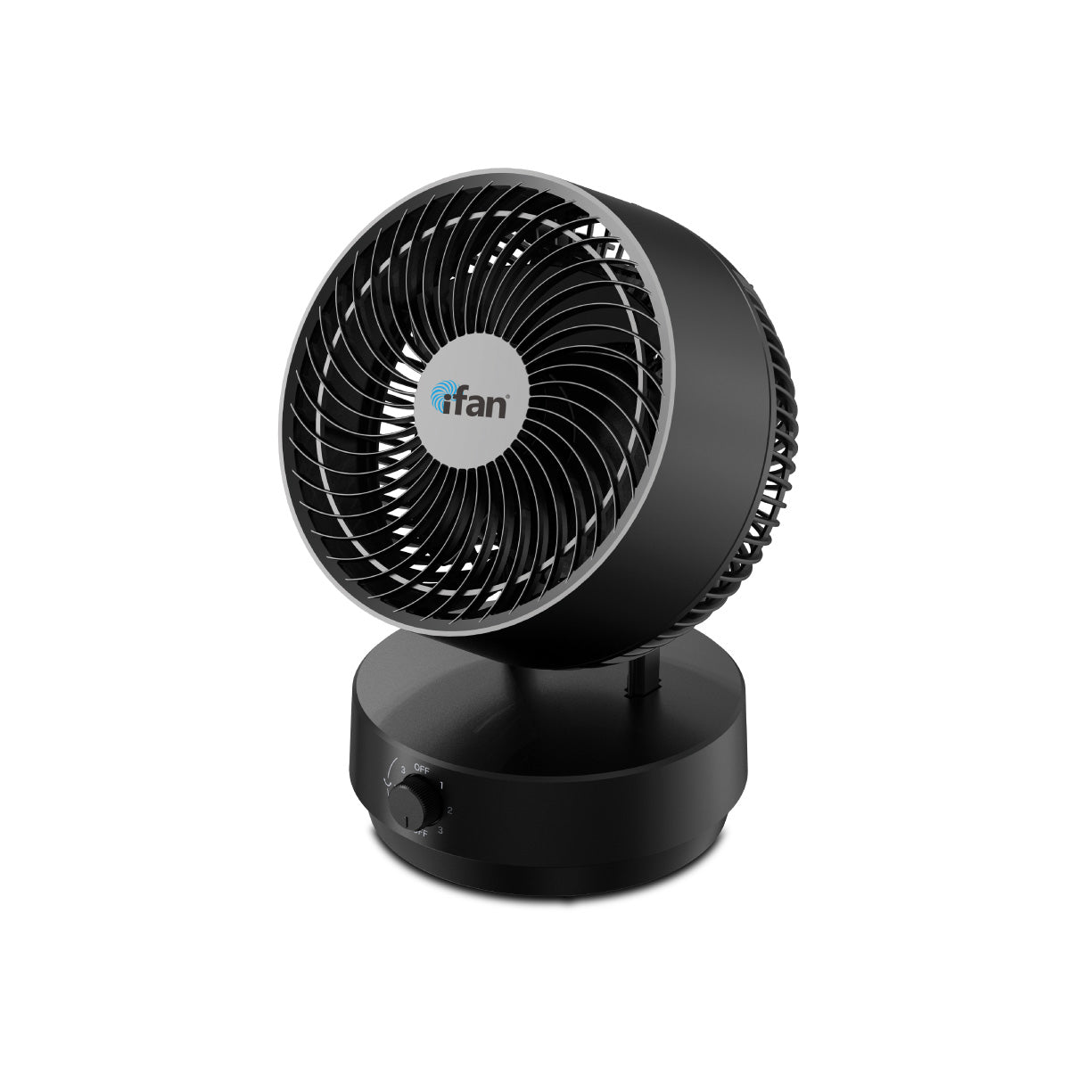 iFan 9" Air Circulator Fan with Oscillation – 3 Speed, Silent, Powerful, Portable, IF7409