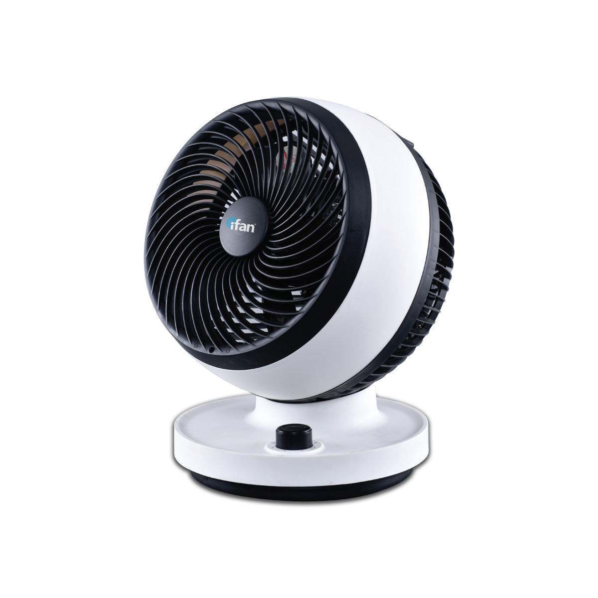 iFan 7" Air Circulator Turbofan - 3 Speeds, Oscillation, 90° vertical angle adjustable, Power Fan, Desk Fan, Portable Fan, IF7530
