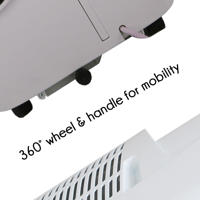 iFan Portable Aircon - 3in1 Portable Air Conditioner / Fan / Dehumidifier, Remote Control, 12000 BTU, cools 550 sq feet, white, IF9012