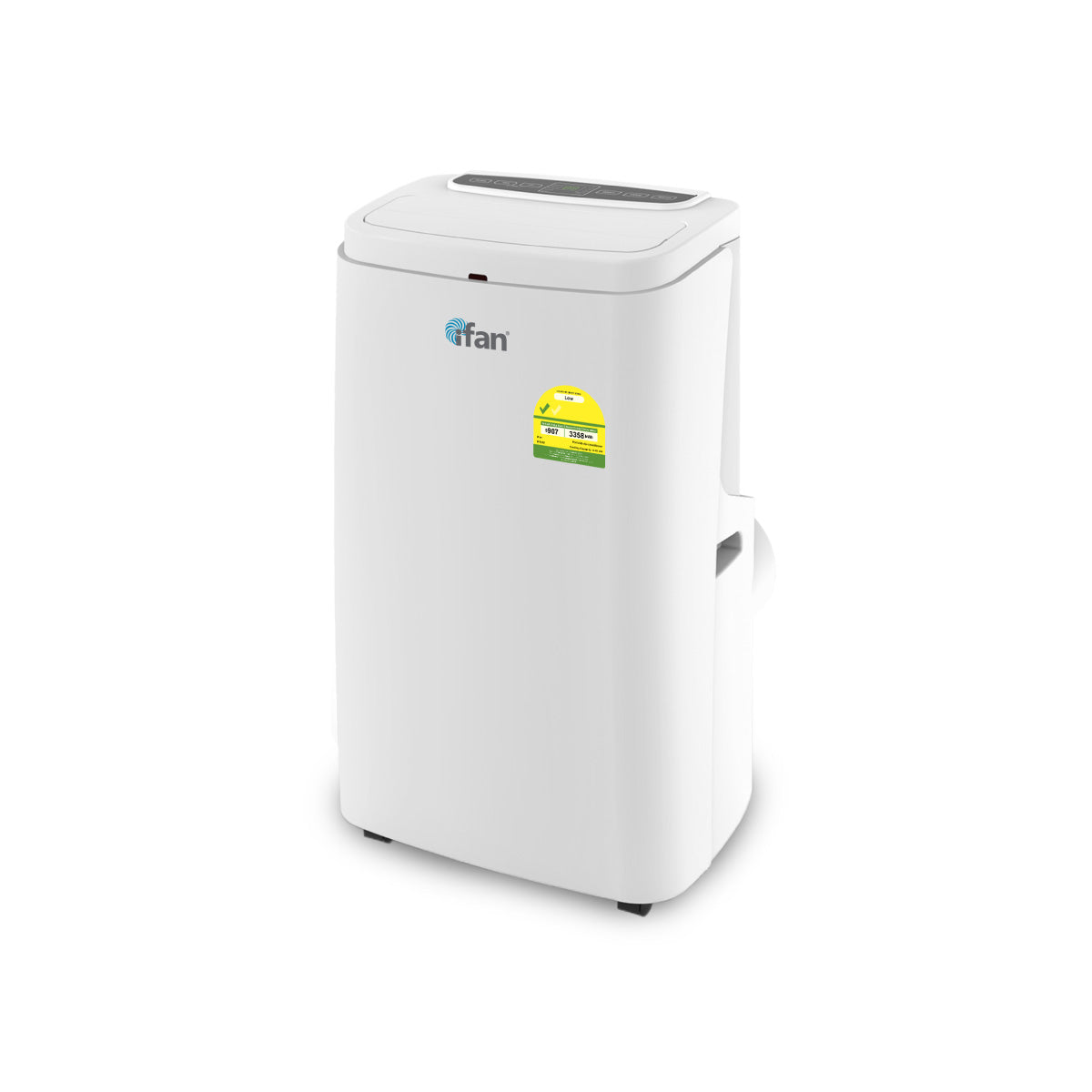 iFan Portable Aircon - 3in1 Portable Air Conditioner / Fan / Dehumidifier, Remote Control, 12000 BTU, cools 550 sq feet, white, IF9012