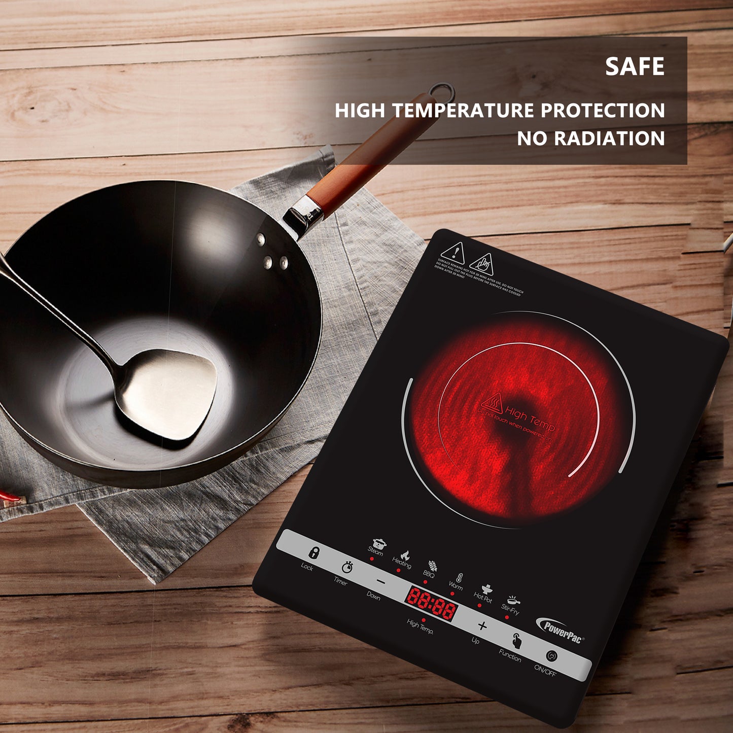 Ceramic Cooker Infrared Cooker (Any Pot) 2000 Watts  (PPIC836)