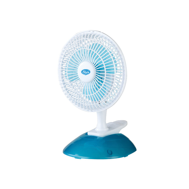 My Choice 6" Clip & Table Fan – Strong Wind, 2 Speed Settings, Portable, MC202