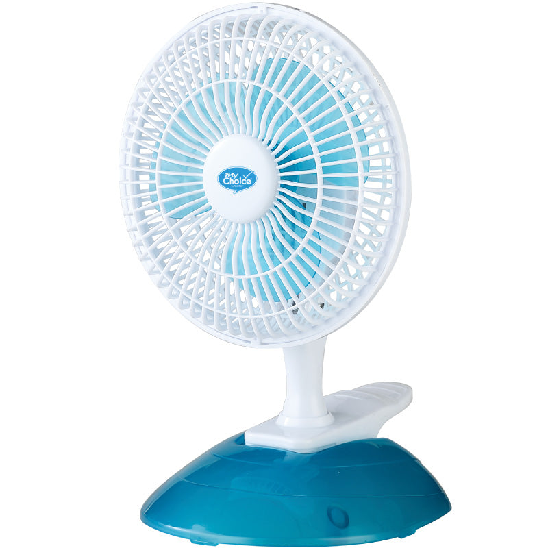 My Choice 6" Clip & Table Fan – Strong Wind, 2 Speed Settings, Portable, MC202