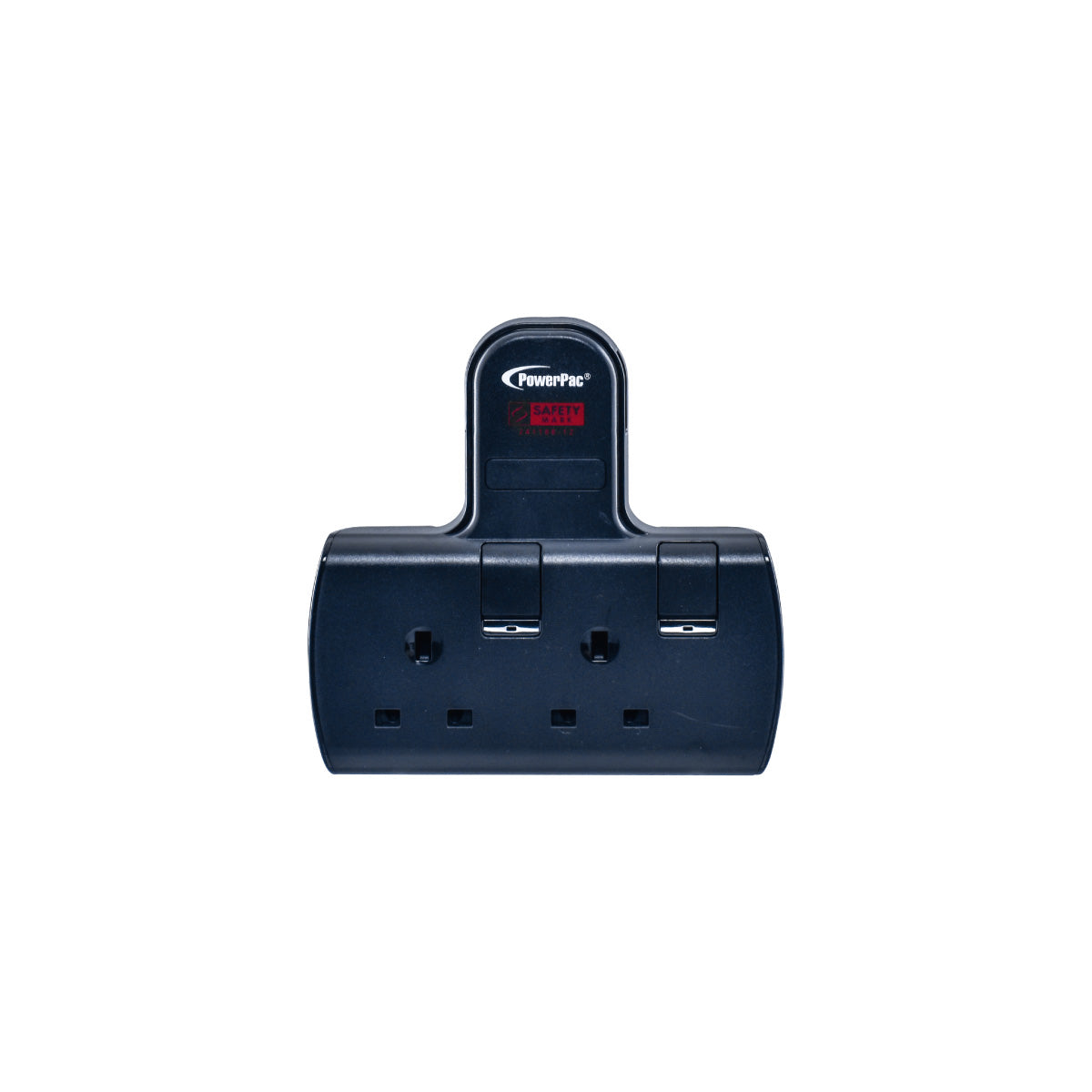 Multi Plug Extension Adapter with 2 Way adapter, 2 Way Socket Adaptor (PP272BK)