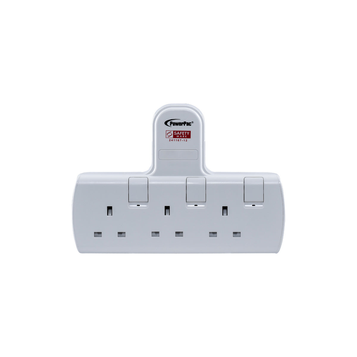 Multi Plug Extension Adapter with 3 Way adapter, 3 way Socket Adaptor (PP273)