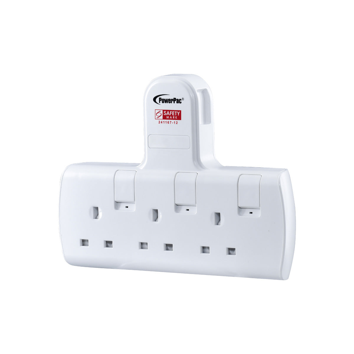 Multi Plug Extension Adapter with 3 Way adapter, 3 way Socket Adaptor (PP273)