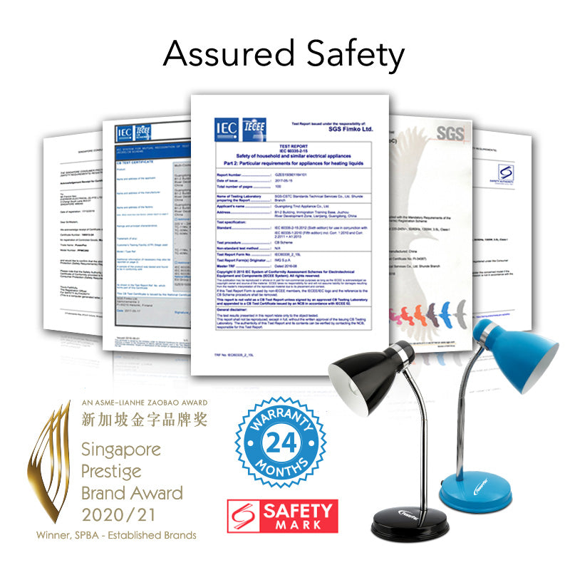 LED Desk Lamp, children learning Table Lamp (PP3007) Blue