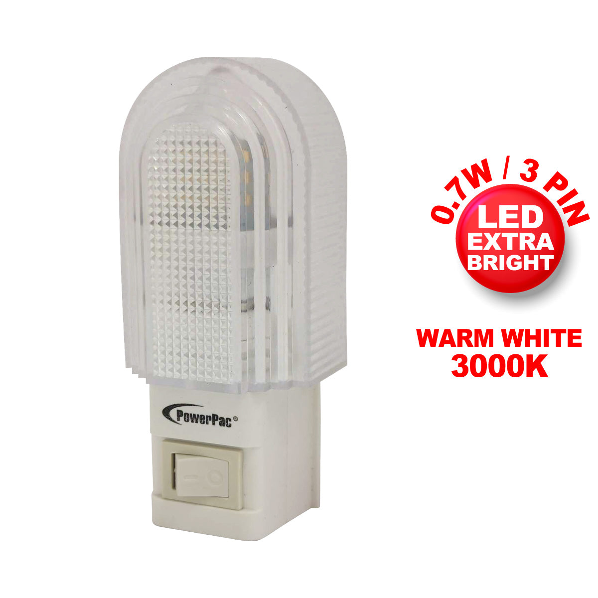 LED Night Light Toilet Bathroom Corridor Lamp with Warm White effect (PP3208)