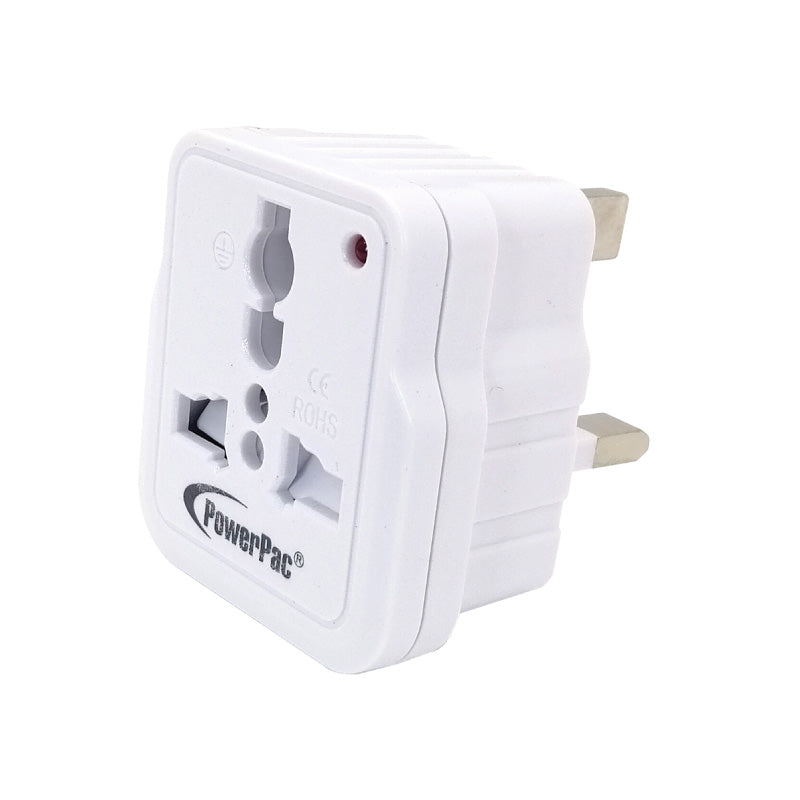 Multi Adapter with 3-Pin Plug – Multi Sockets, Travel Adapter, Neon LED, PP33
