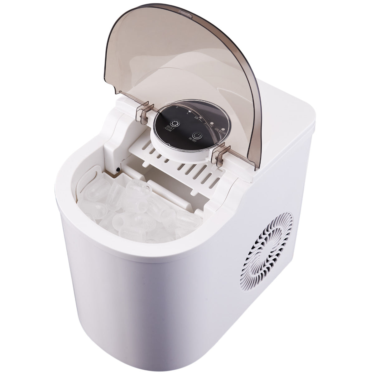 ICE Maker household mini round ice making machine timed ice making machine automatic cleaning (PP3508)
