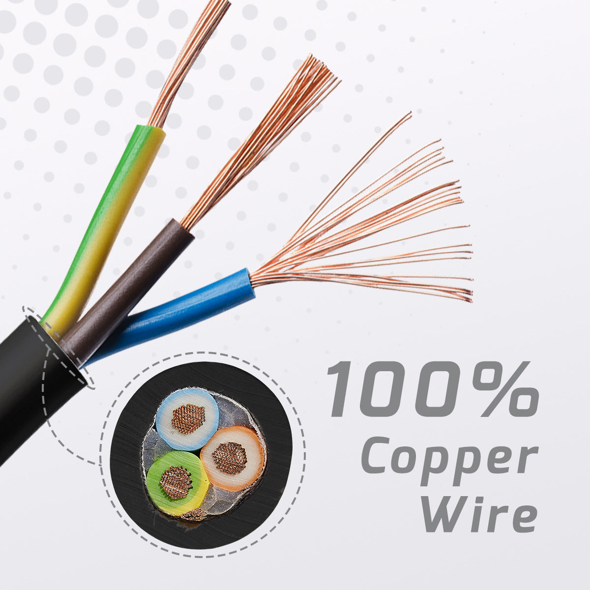 Extension Cord, Extension Socket, Power Cord 3 Meter 2 way (PP3882N)