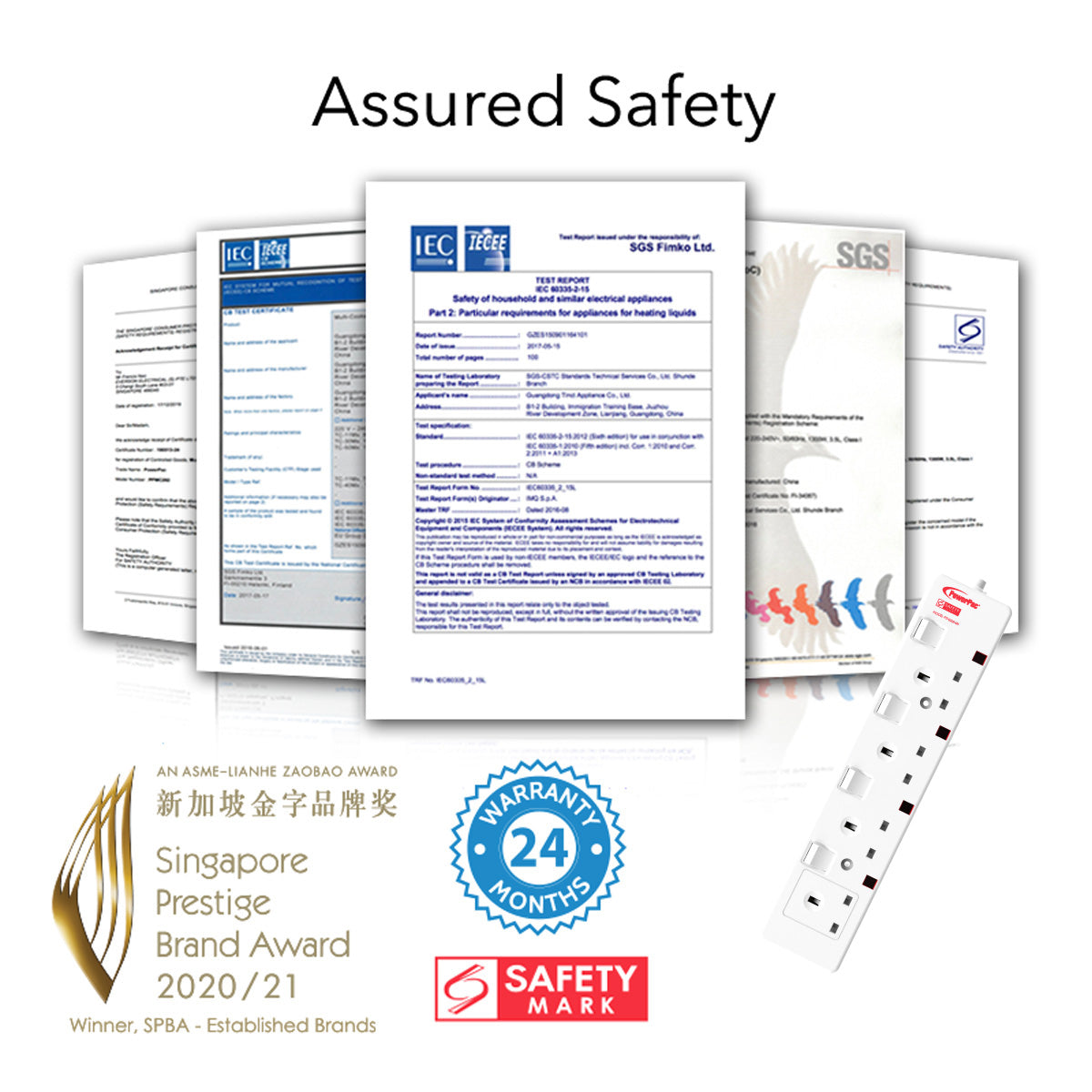 Extension Cord, Extension Socket, Power Cord, Power Extension 3 Metre 4 way (PP3884N)