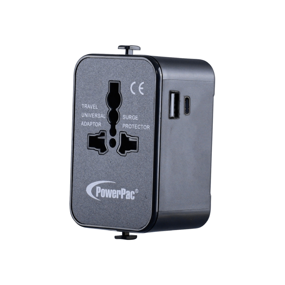 Multi Travel Adapter With USB-A, USB-C Charger US UK EU AU Adapter (PP7976)