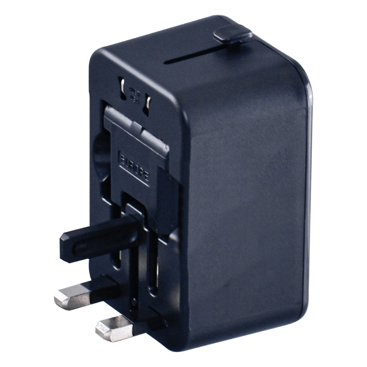 Multi Travel Adapter With USB-A, USB-C Charger US UK EU AU Adapter (PP7976)