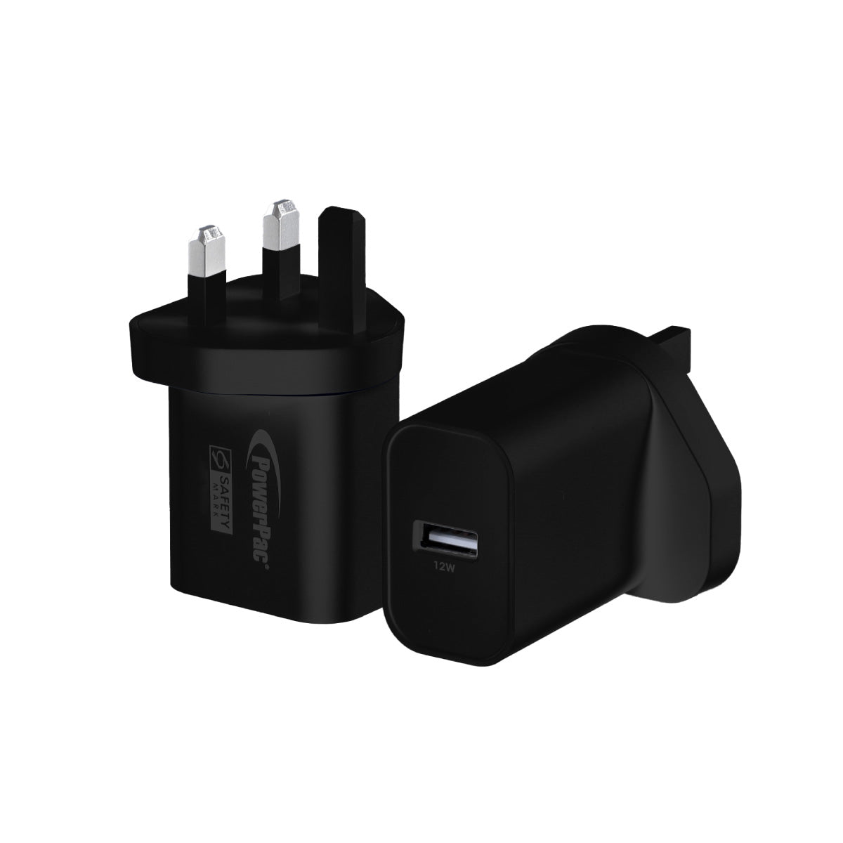 USB Smart Charger - USB-A, Dual Voltage 100-240 AC, 12W, PP7986ABK