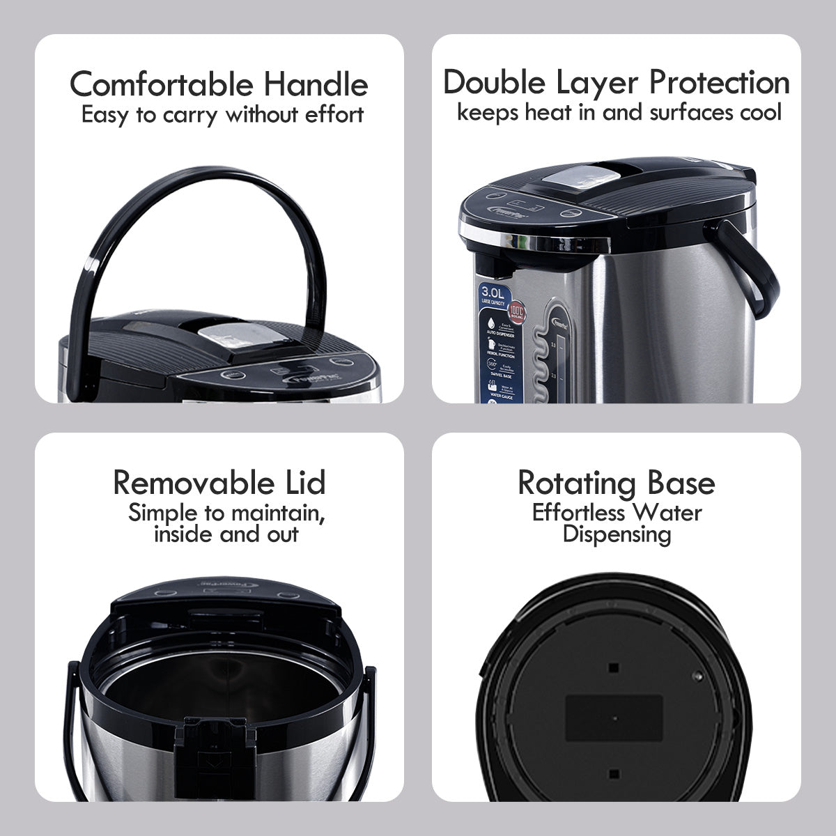 5L Electric Airpot, Instant Hot Water Dispenser(PPA70/5)