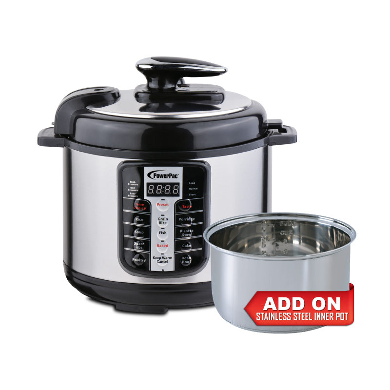 Pressure Cooker Electric With Stainless Steel Pot 4L (PPC411) (PPC411+SSPOT)