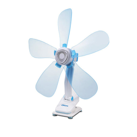 11.11 Crazy Deal PowerPac 6" Clip/Table/Wall Fan – 5 Flexible Blades, Strong Airflow, Adjustable Tilt, PPC603A