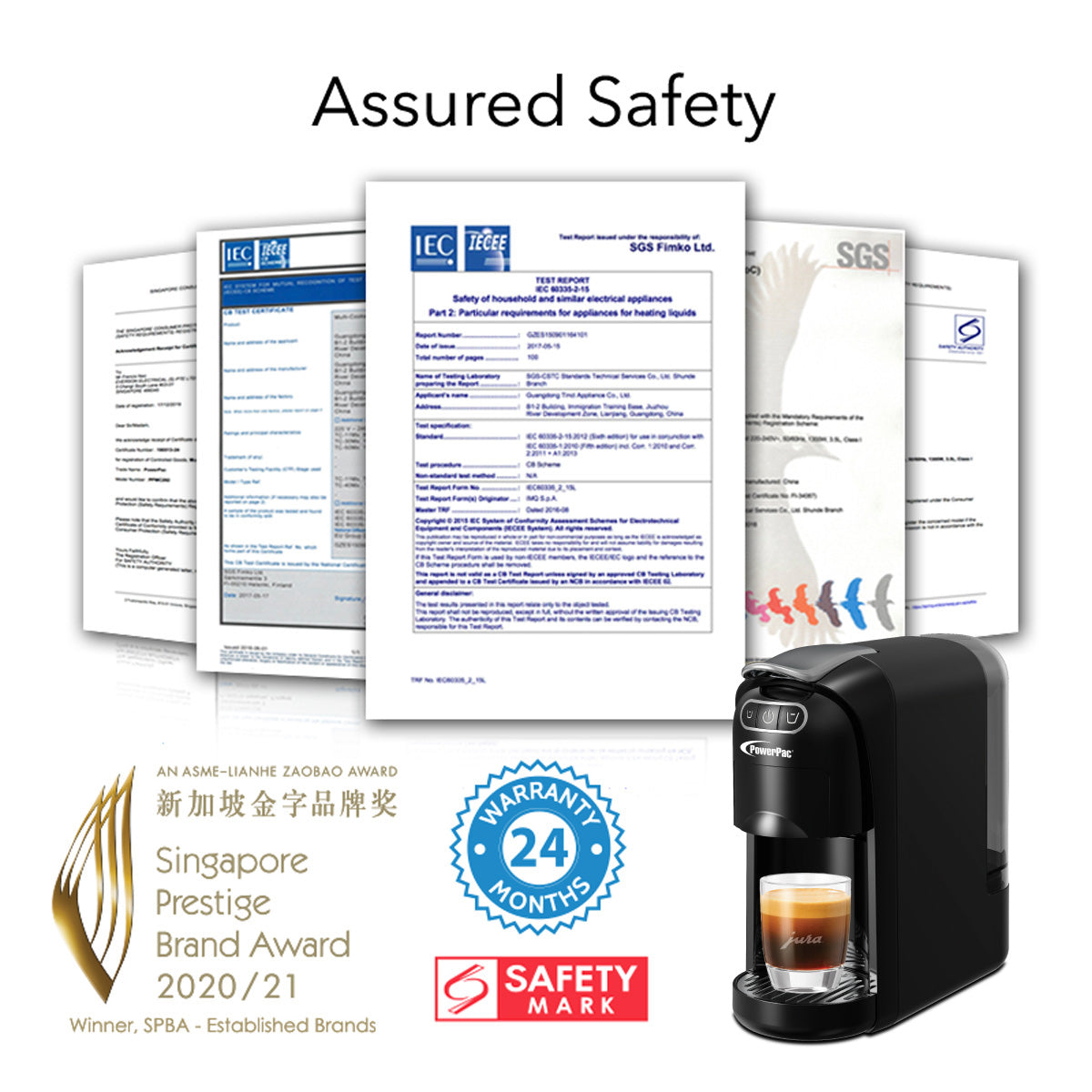 3 in 1 Capsule Coffee Machine Fully automatic small home, Portable Capsule Coffee Maker 20 Bar (PPCM332)