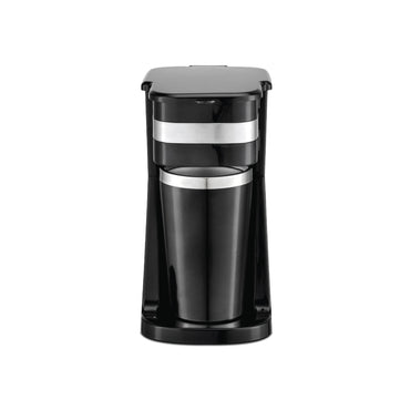 PowerPac Coffee Machine with Mug 420 ml & Aroma Lid Coffee Machine with mesh filter & filter basket (PPCM361)