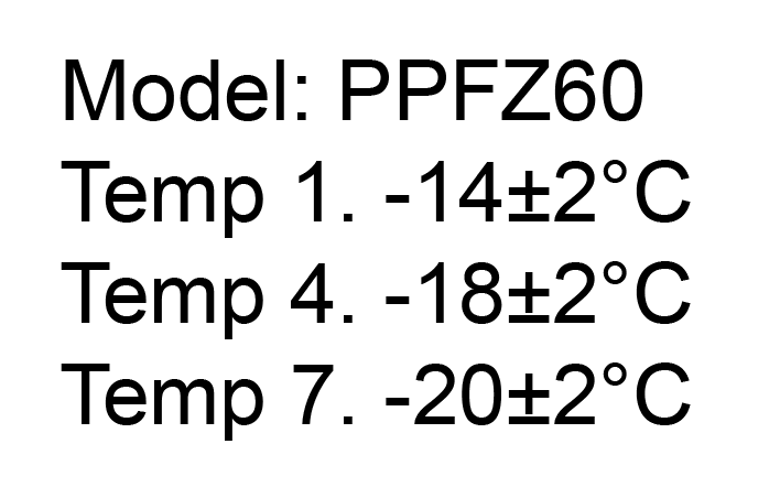 Chest freezer, Mini freezer, Freezer for Milk 60L (PPFZ60)