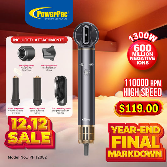 5 in 1 High Speed MULTI-STYLER Hair Dryer (PPH2082)