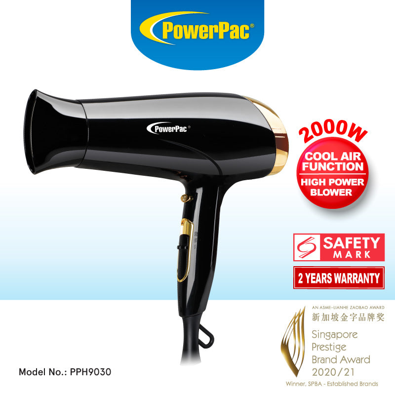 Hair Dryer with cool air, High Speed  Hair Dryer, Prefessional Hair Dryer 2000W (PPH9030)