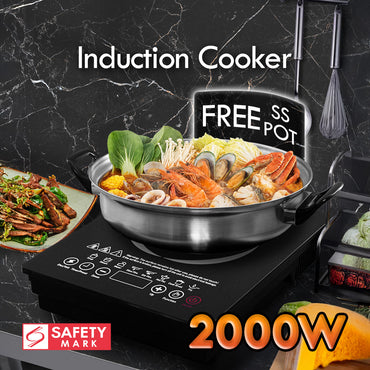 Steamboat Induction Cooker with Stainless Steel Pot (PPIC888A)