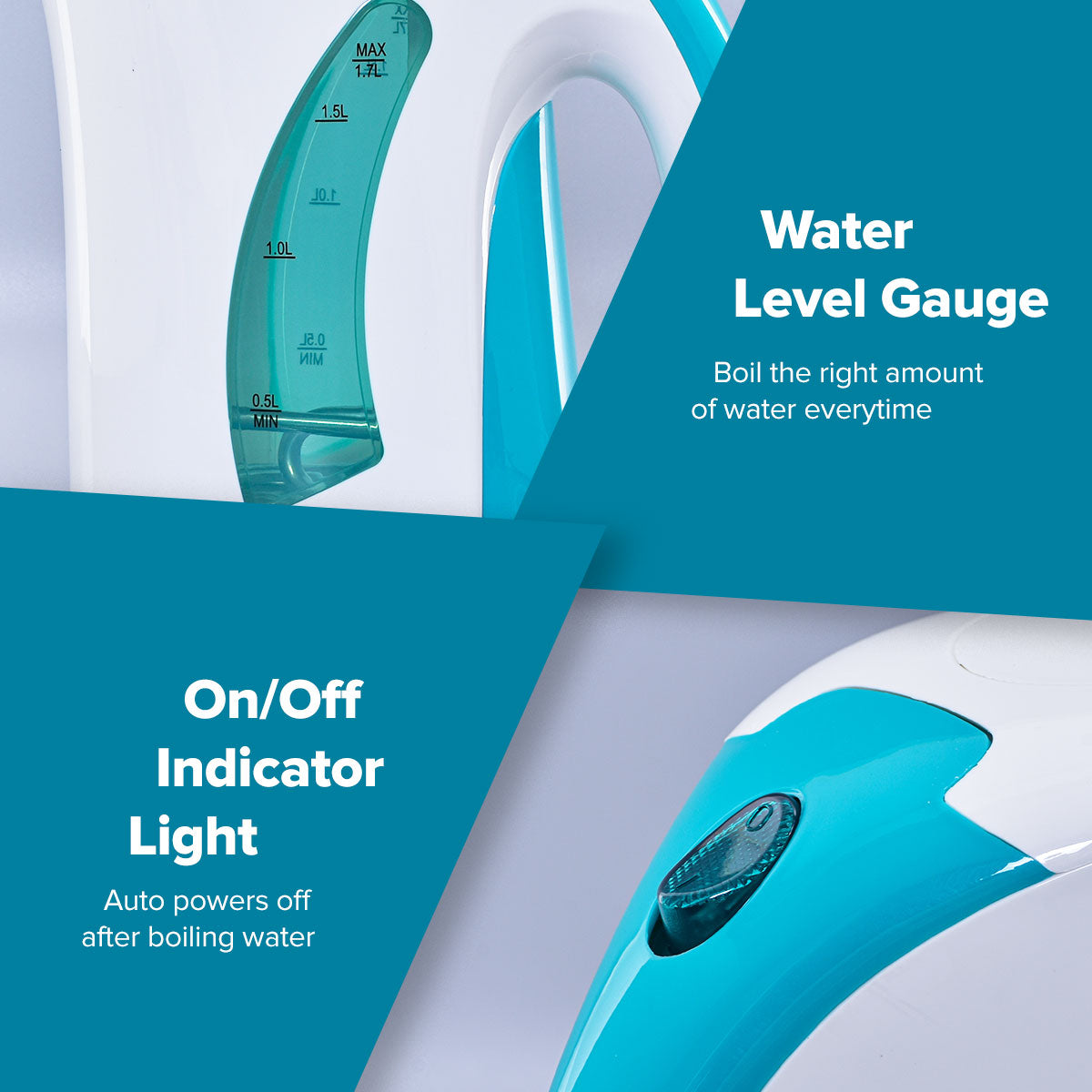 Electric Kettle Jug 1.7L BPA FREE (PPJ2005)
