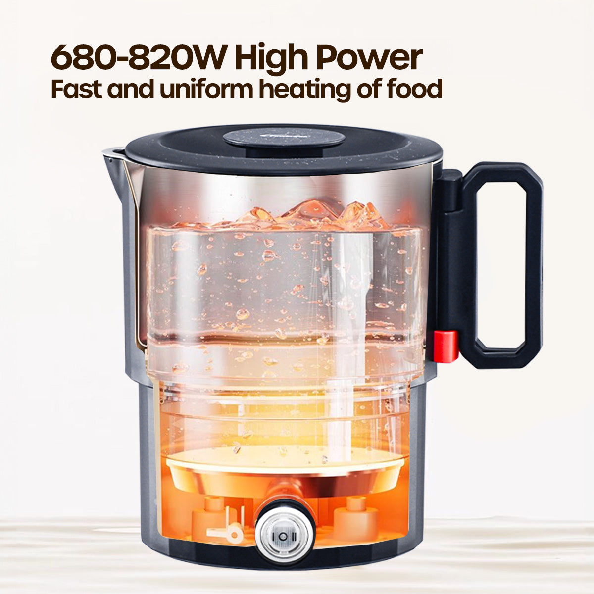 Travel Jug, Universal Kettle Jug, Travel Jug, Stainless Steel Multi Cooker, Foldable Jug, Kettle Jug (PPJ2025)