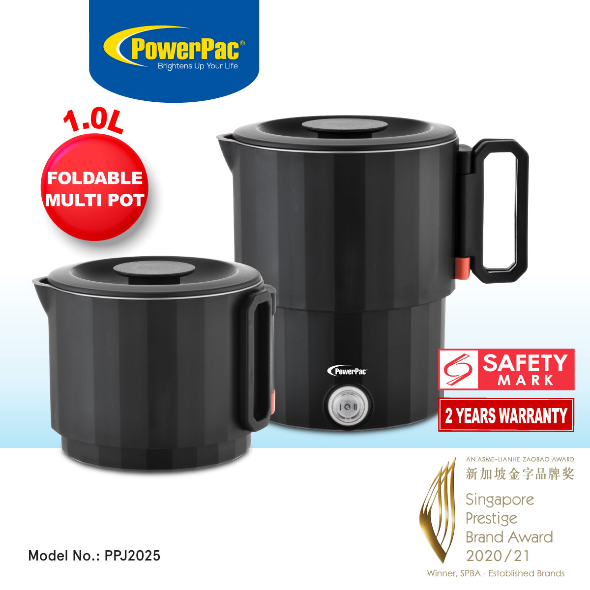 Travel Jug, Universal Kettle Jug, Travel Jug, Stainless Steel Multi Cooker, Foldable Jug, Kettle Jug (PPJ2025)