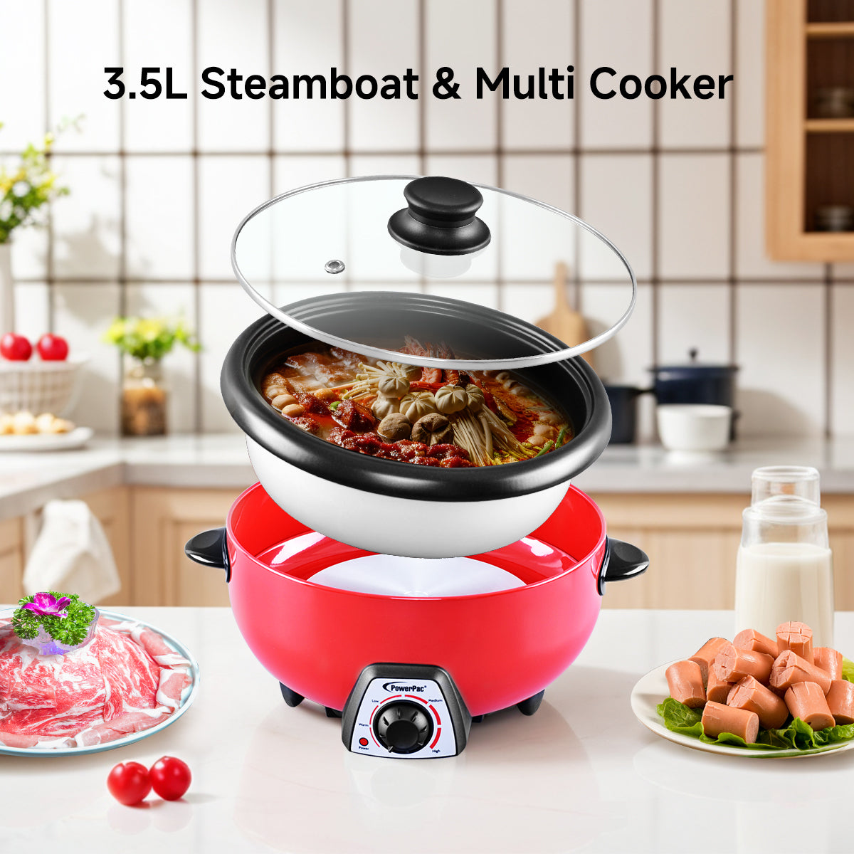 Steamboat & Multi Cooker 3.5L (PPMC282)
