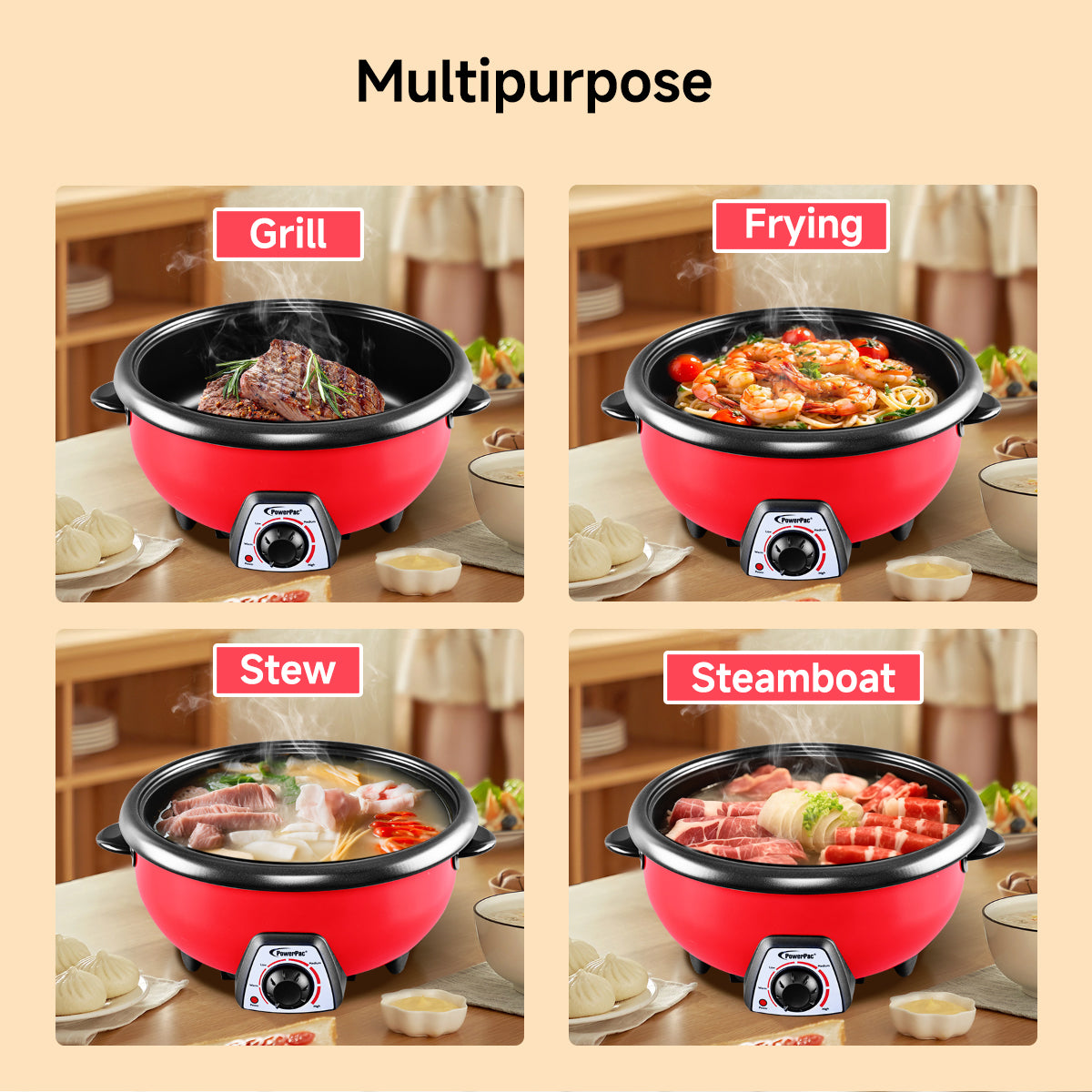 Steamboat & Multi Cooker 3.5L (PPMC282)