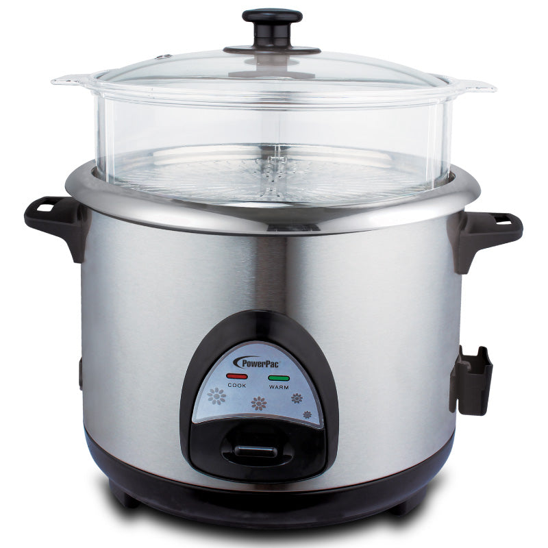Rice Cooker 1.8L Rice Cooker with Stainless Steel Pot and Food Steamer (PPRC32)