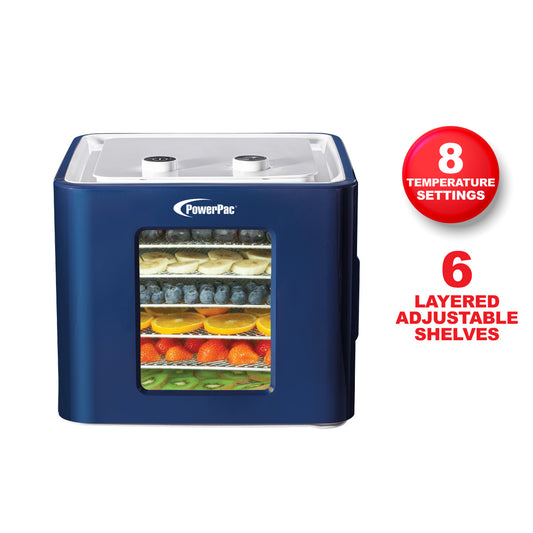 Food Dehydrator, Electric Food Dryer Machine for Home Commercial Multi Tier (PPT512)