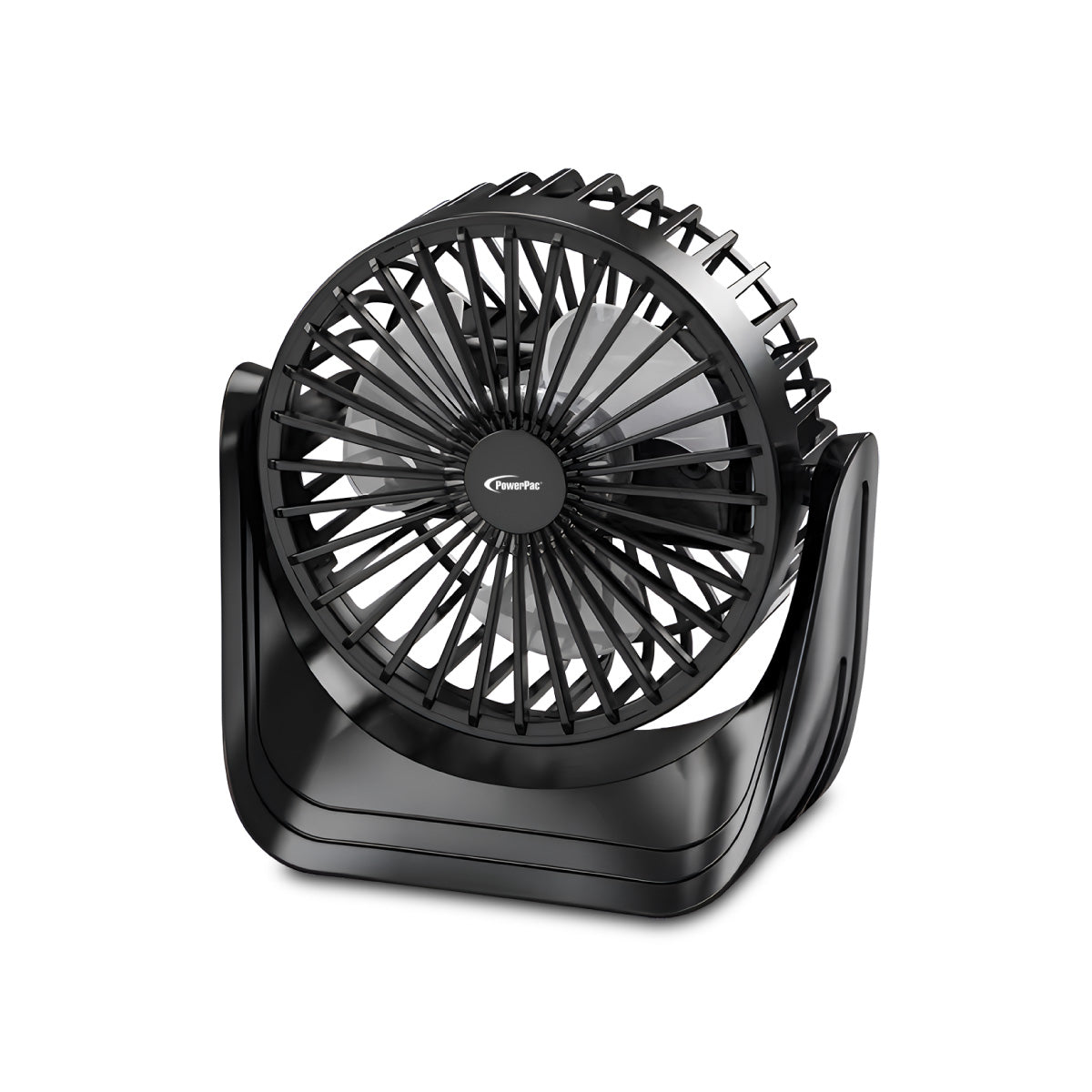 4" USB Portable Wireless Rechargeable Fan – 3 Speeds, 360° vertical Adjustable Airflow, Compact, 20 noise level, PPUF223