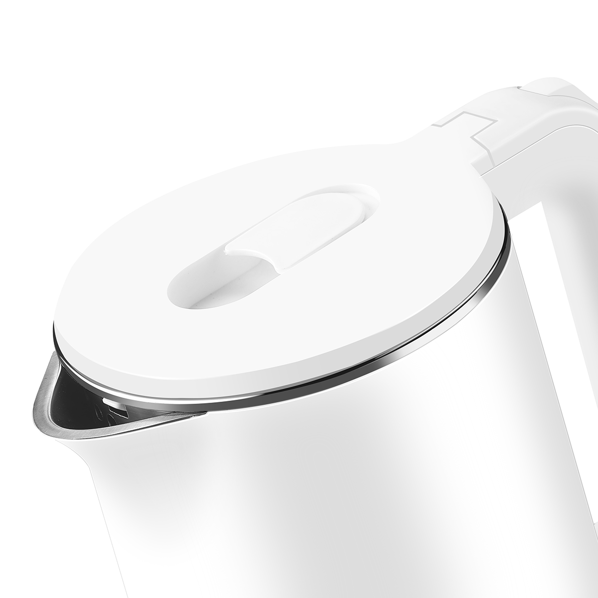 PowerPac Electric Kettle Jug, Cordless Kettle 1.8L Cool Touch Insulation (PPJ2033BK)