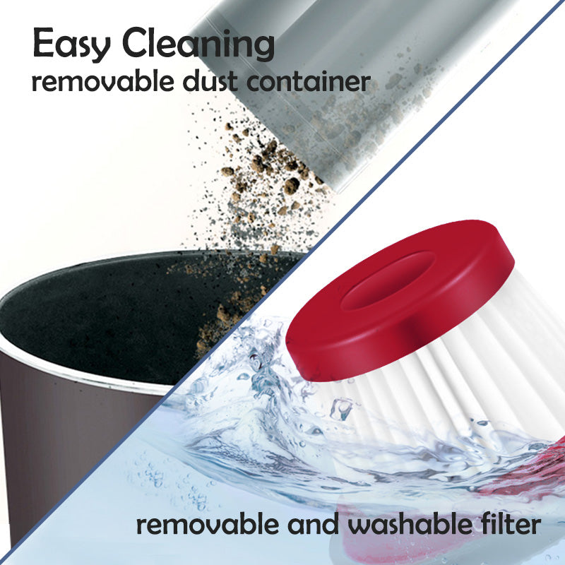 Cordless Stick Vacuum Cleaner, Handheld Vacuum Cleaner, Vacuum Cleaner With HEPA Filter (PPV603)