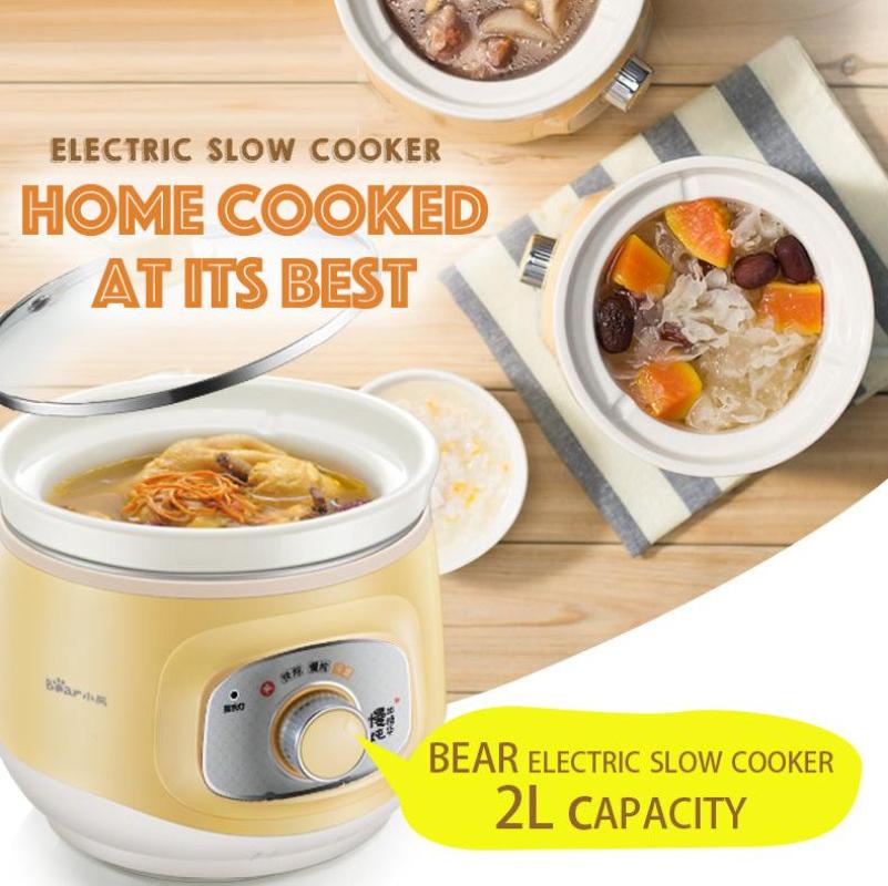 Bear Electric Slow Cooker with Ceramic pot 2.0L (DDG-D20Q2) - PowerPacSG