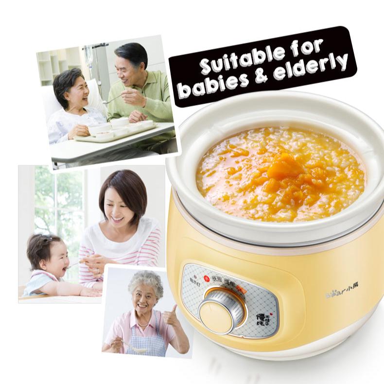 Bear Electric Slow Cooker with Ceramic pot 2.0L (DDG-D20Q2) - PowerPacSG