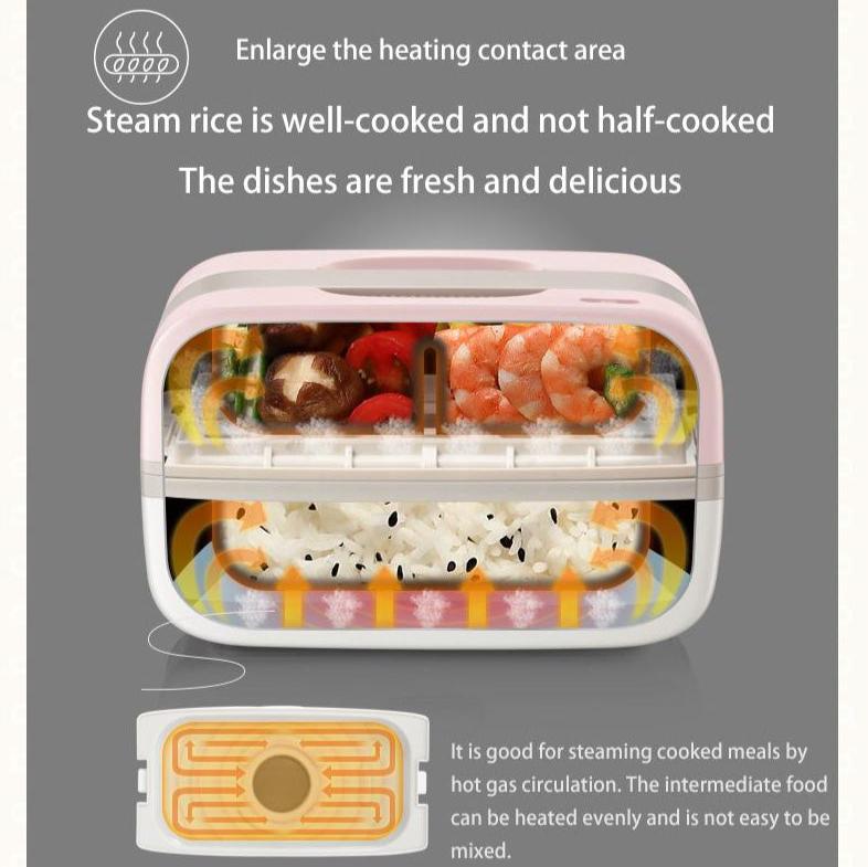 Bear Portable Electric Heating Lunch Box 1.0L Multi Pot (DFH-B10J2) - PowerPacSG