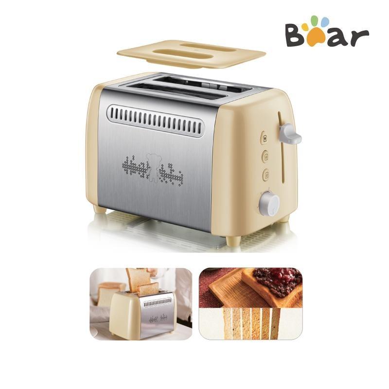 Bear 2 Slice Pop-up Bread Toaster (DSL-A02W1) - PowerPacSG